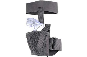 Image of Uncle Mike's Ankle Holster 3-4&quot; Barrel Med Auto .32-.380 Cal 8821, Available options Right Hand Ankle Holster 3-4in Barrel Med Auto .32-.380 Cal - Fits Inside Left Leg