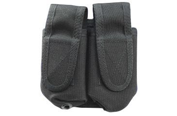 Image of Uncle Mike's Law Enforcement Black Double 40MM and 37MM Magazine Pouches 7702470