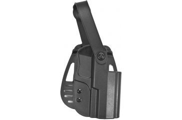 Image of Uncle Mike's Kydex Paddle Holster w/Thumb Break, Black, Right Hand - Walter P99/SW99 - 5629-1