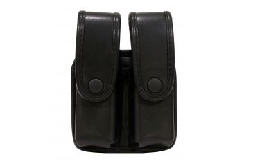 Image of Uncle Mikes Double Magazine Pouch, Plain Mirage Black - For Glock 10mm/.45/.45 HK 74261