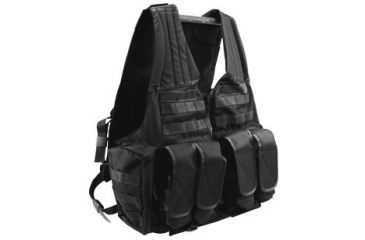 Image of Uncle Mikes Law Enforcement Tactical Zip Vest, Black