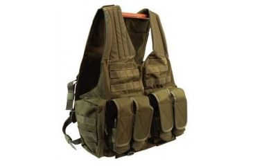 Image of Uncle Mikes Law Enforcement Zip Vest - OD Green