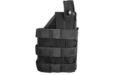 Image of Uncle Mikes Universal MOLLE Holster, Black, Ambidextrous 7702001