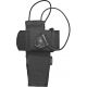 Uncle Mike's Universal Radio Case, Kodra, Black w/Fixed Belt Loop, Card, 88804