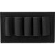 Uncle Mike's Buttstock Shell Holder, Kodra, Black, Shotgun Open Style, Card, 88491