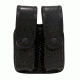 Uncle Mikes Double Magazine Pouch, Plain Mirage Black - For Glock 10mm/.45/.45 HK 74261