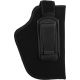 Uncle Mike's Inside-The-Pant Holster, Right Hand, Plain, Black, 76161