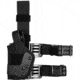 Uncle Mikes PRO-3 Dual Retention Thigh Holster, Black Left, 99182