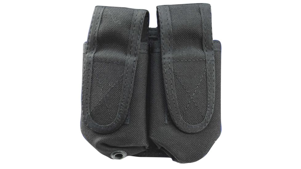 Uncle Mike's Law Enforcement Black Double 40MM and 37MM Magazine Pouches 7702470