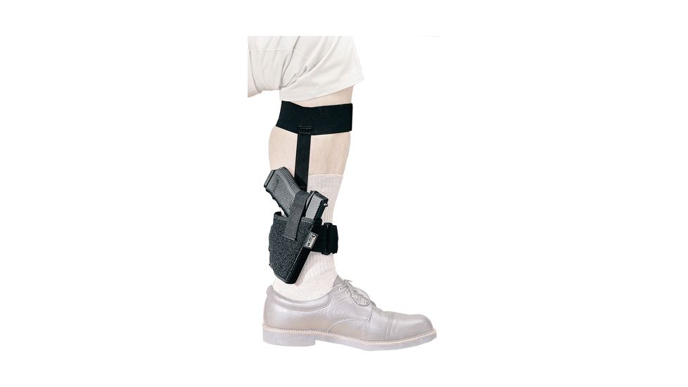 Uncle Mike's Ankle Holster 3-4&quot; Barrel Med Auto .32-.380 Cal - Fits Inside Right Leg  88212