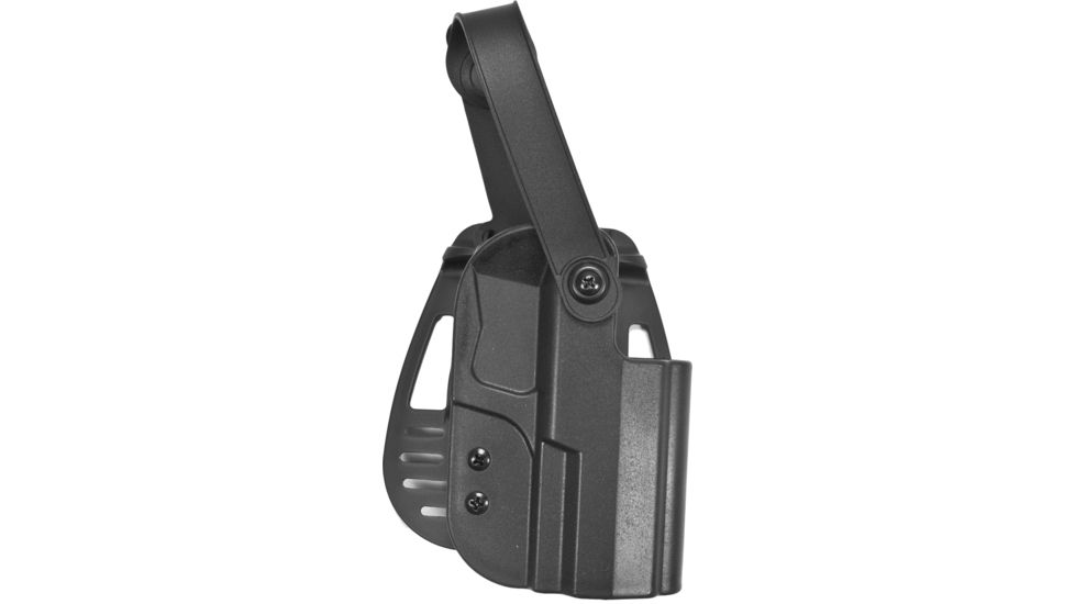 Uncle Mike's Kydex Paddle Holster w/Thumb Break, Black, Right Hand - Walter P99/SW99 - 5629-1