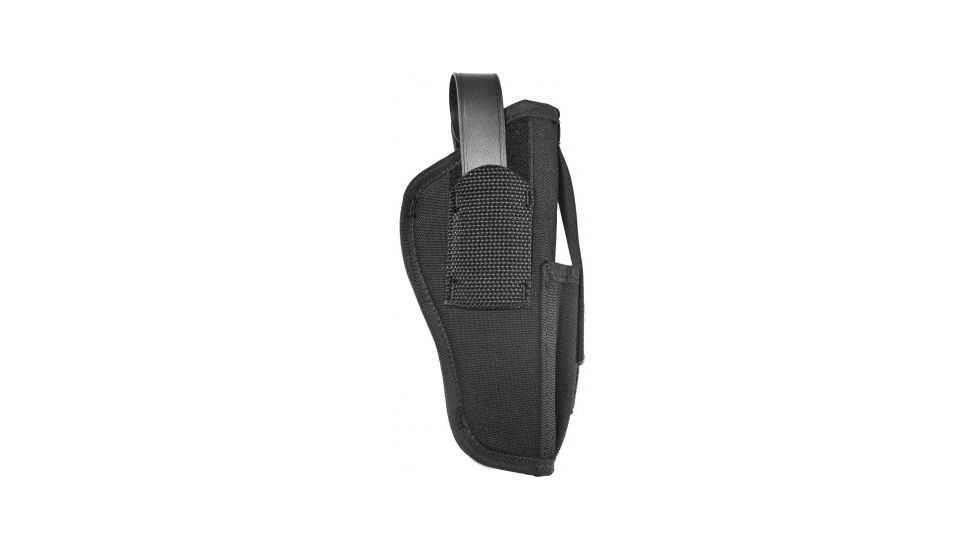 Uncle Mike's Sidekick Ambidextrous Hip Holster, Black - 3-4in bbl Medium/Large Revolvers MO7002-0