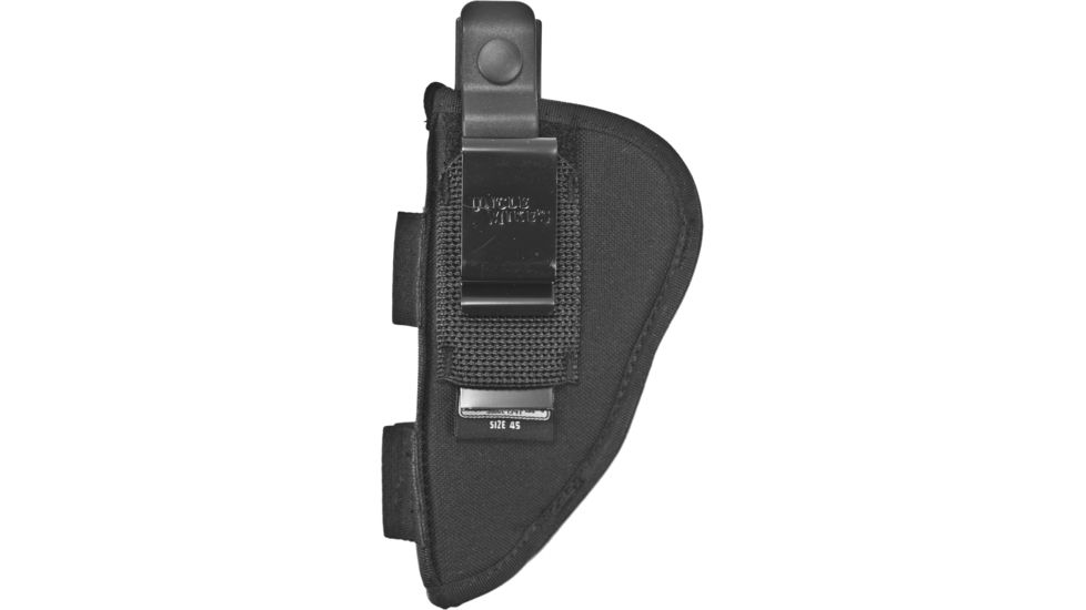 Uncle Mike's Sidekick Ambidextrous Hip Holster, Black w/ Cartridge Loop - Taurus Judge 3, Clam Pack MO70450