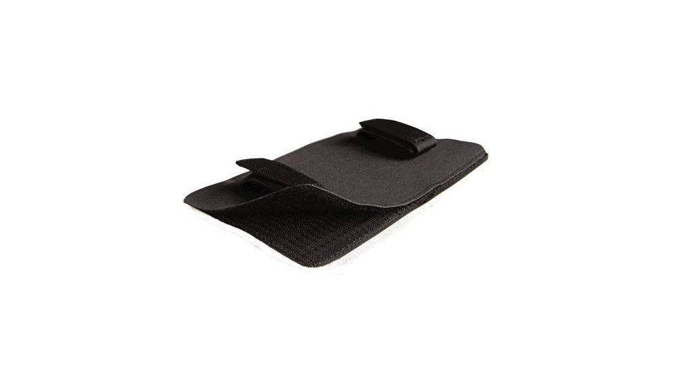Uncle Mike's Police ID Patch Black/White S, 2.25x4.25in. Velcro/Molle, Poly Bag 7705020