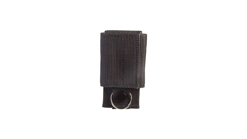 Uncle Mike's Law Enforcement Sentinel Silent Key Ring Holder- Black Web
