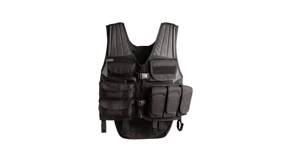 Uncle Mikes Law Enforcement Tactical Multi-Purpose Entry Vest, Black 7702215