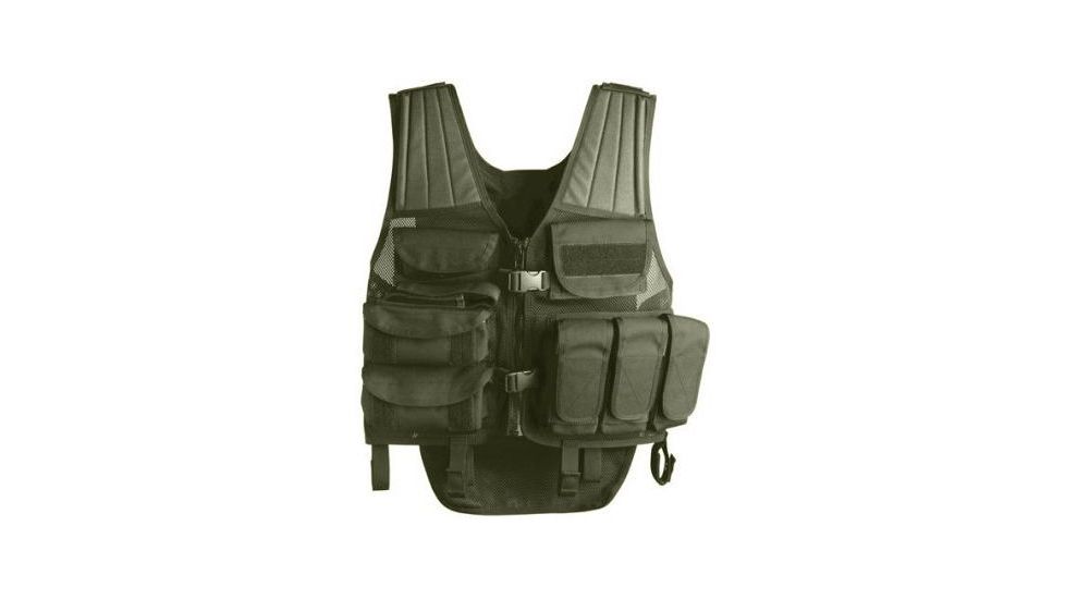 Uncle Mikes Law Enforcement Tactical Multi-Purpose Entry Vest, OD Green 7702216