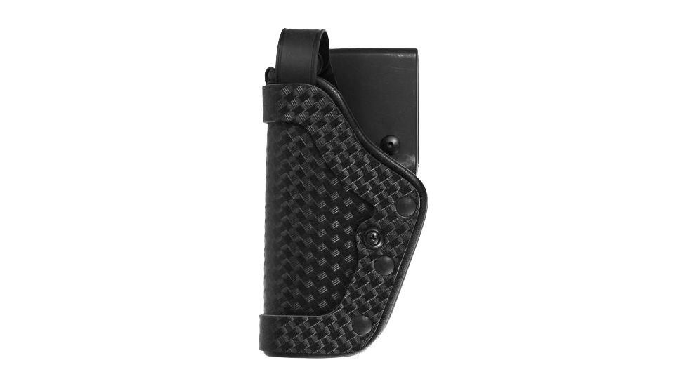 Uncle Mike's Slimline PRO-3 Holster, Basketweave Black, Right Hand, Glock 17, 19, 22, 23, 31