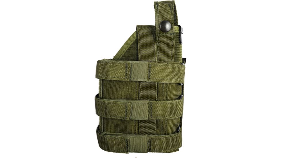 Uncle Mikes Universal MOLLE Holster, OD, Ambidextrous 7702002